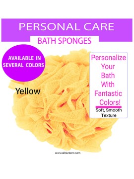 INVIGORATING YELLOW BATH SPONGE